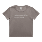 Faded Grey front flat lay