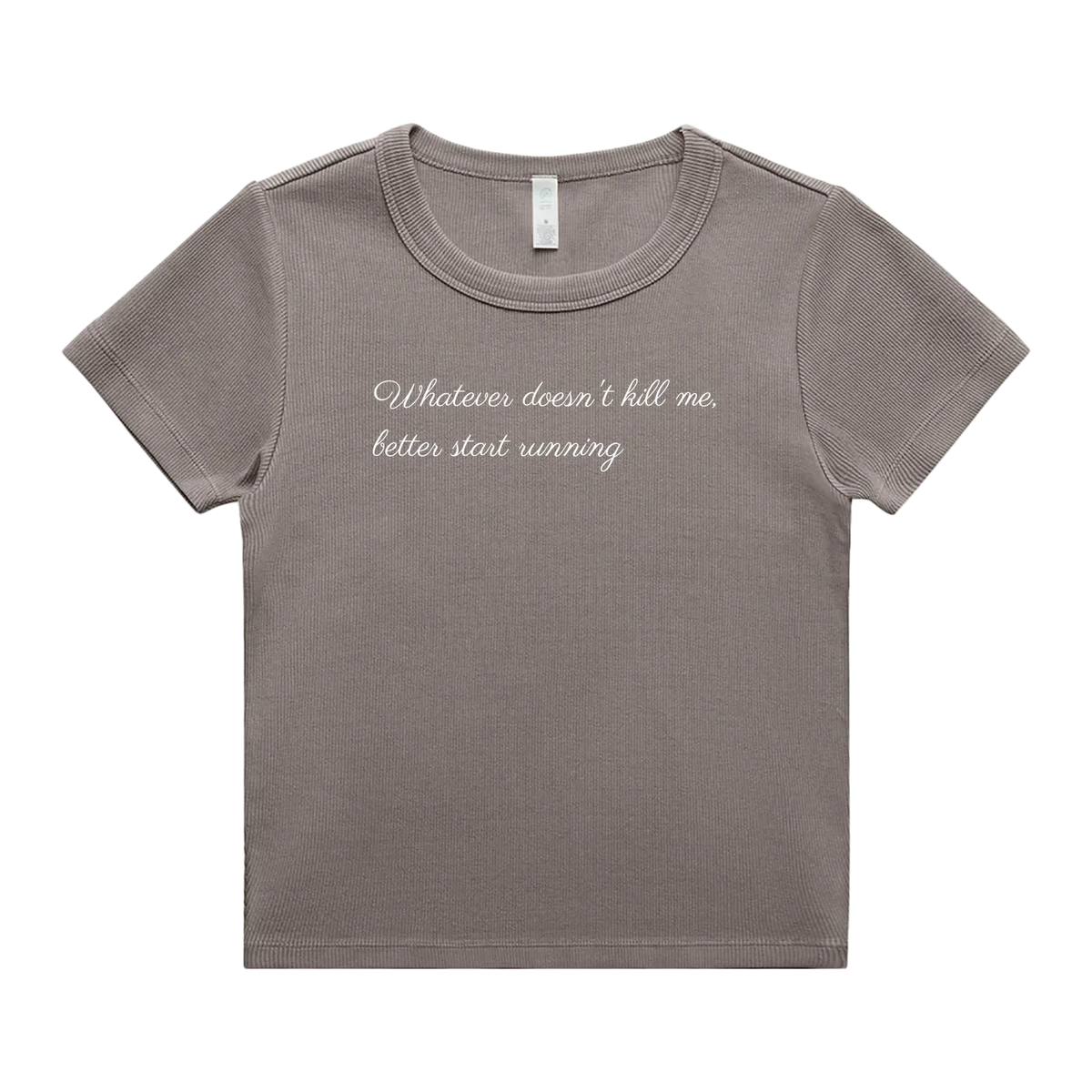 Faded Grey front flat lay
