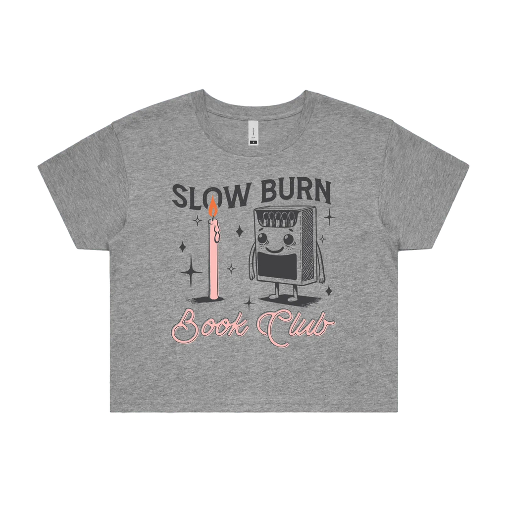 Slow Burn Book Club | Crop Tee
