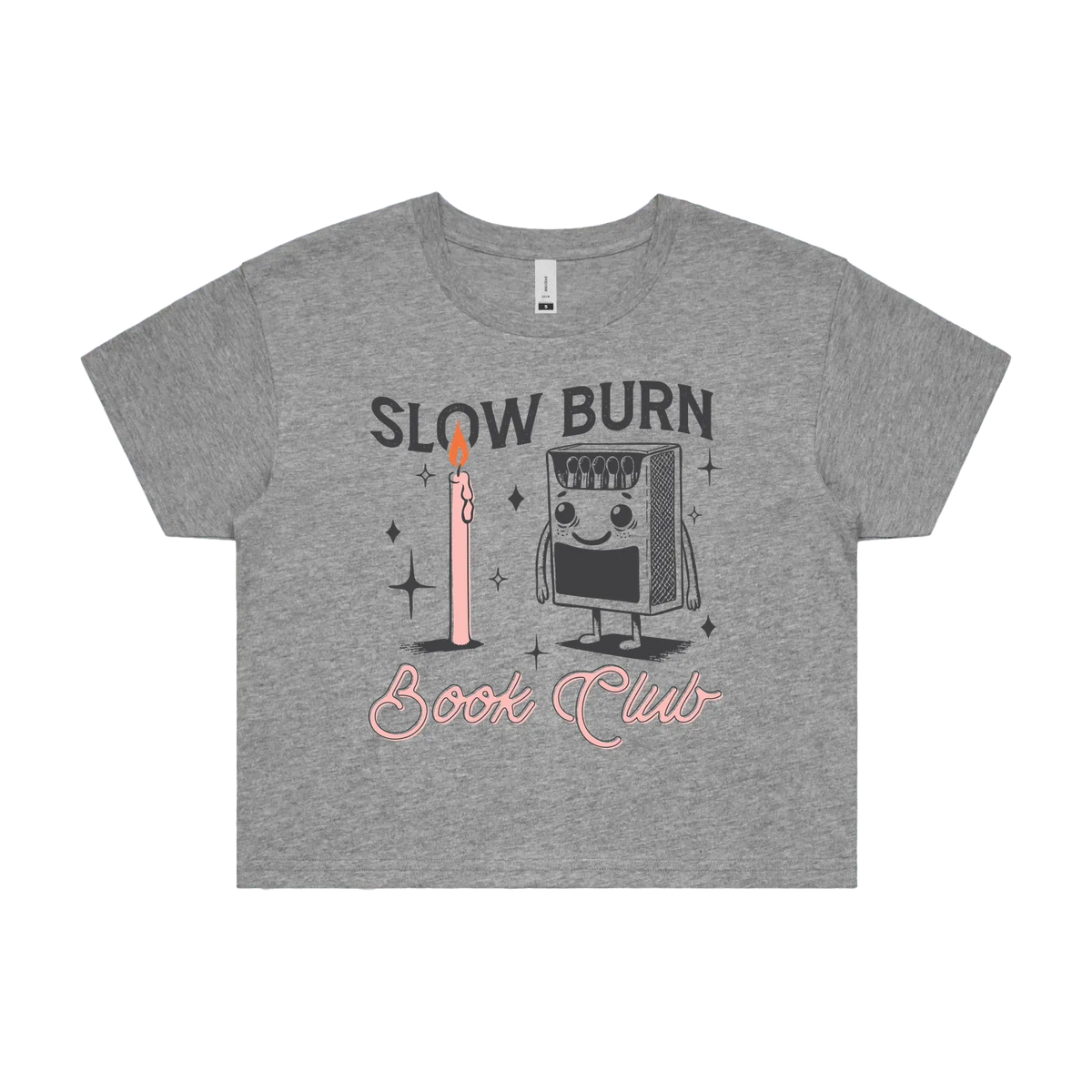 Slow Burn Book Club | Crop Tee