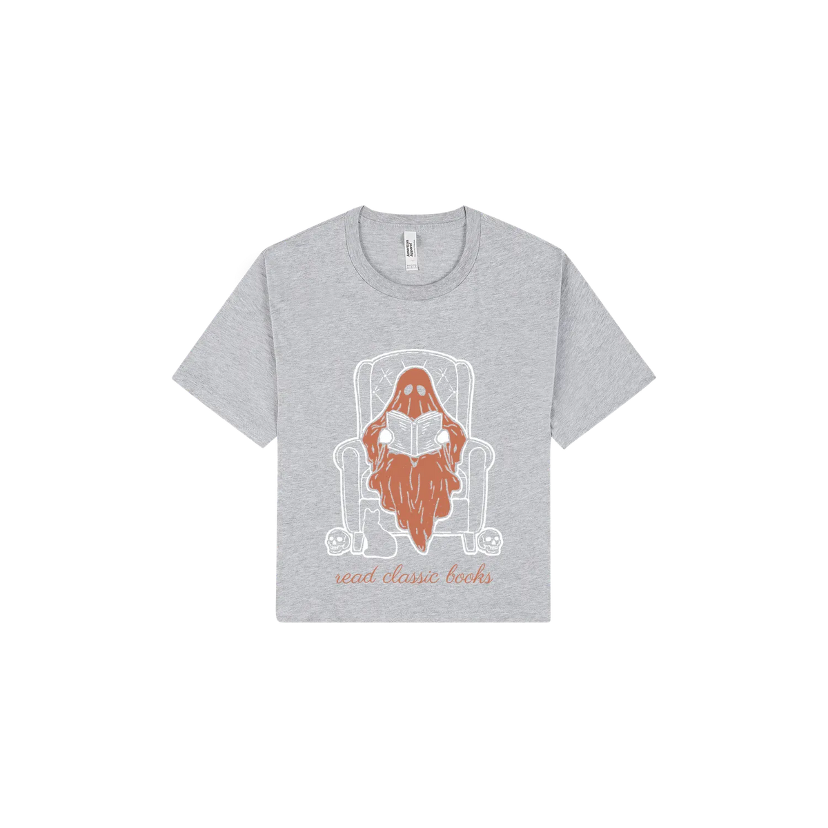 Heather Grey front flat lay