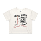 Slow Burn Book Club | Crop Tee
