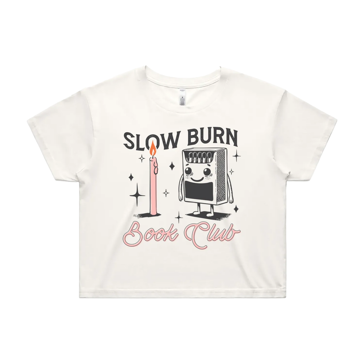 Slow Burn Book Club | Crop Tee