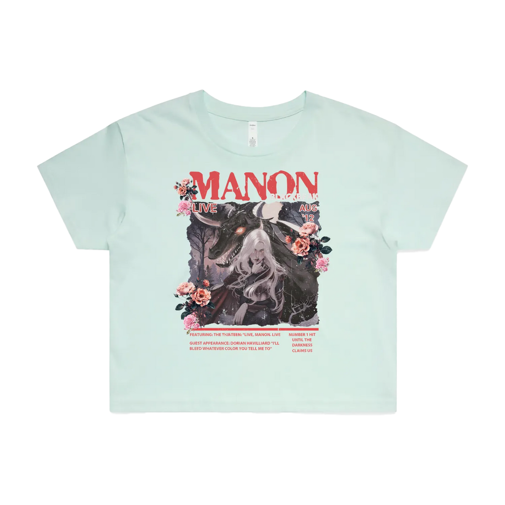 Manon Blackbeak Live | Rose Crop Tee