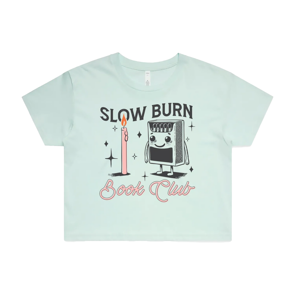 Slow Burn Book Club | Crop Tee