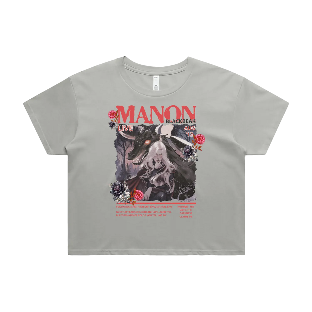 Manon Blackbeak Live | Rose Crop Tee