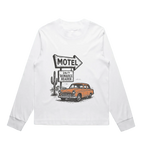 White front flat lay