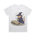 White front flat lay