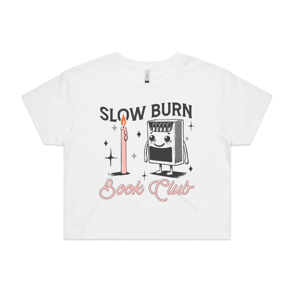 Slow Burn Book Club | Crop Tee