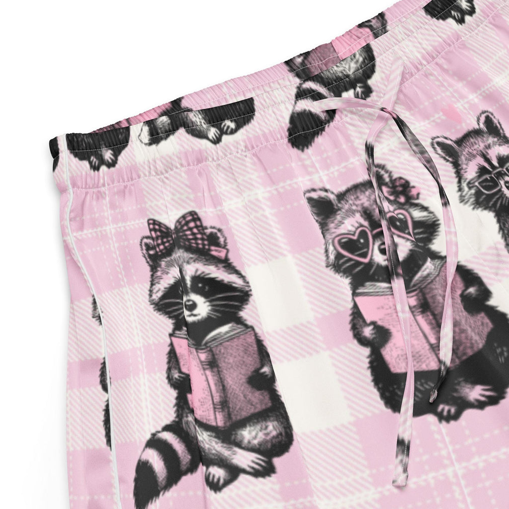 Reading Raccoons Women's Satin Pyjama Shorts