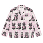 Reading Raccoons | Women’s Satin Long Sleeve Pyjama Top