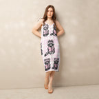 Reading Raccoons Tie-strap Midi Sleep Dress