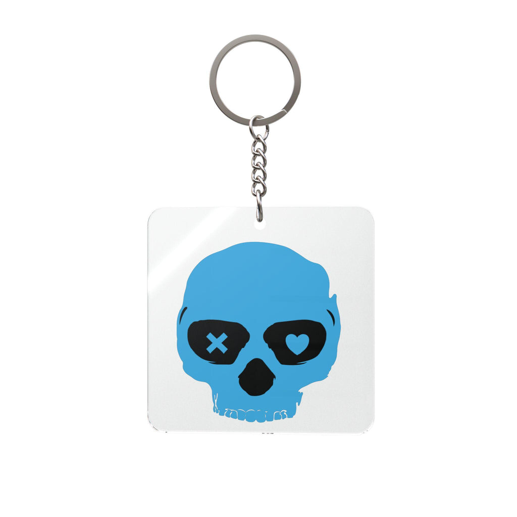 Lights Out Skull Keychain | Navessa Allen Book Merch, Dark Romance Reader Accessory