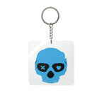 Lights Out Skull Keychain | Navessa Allen Book Merch, Dark Romance Reader Accessory