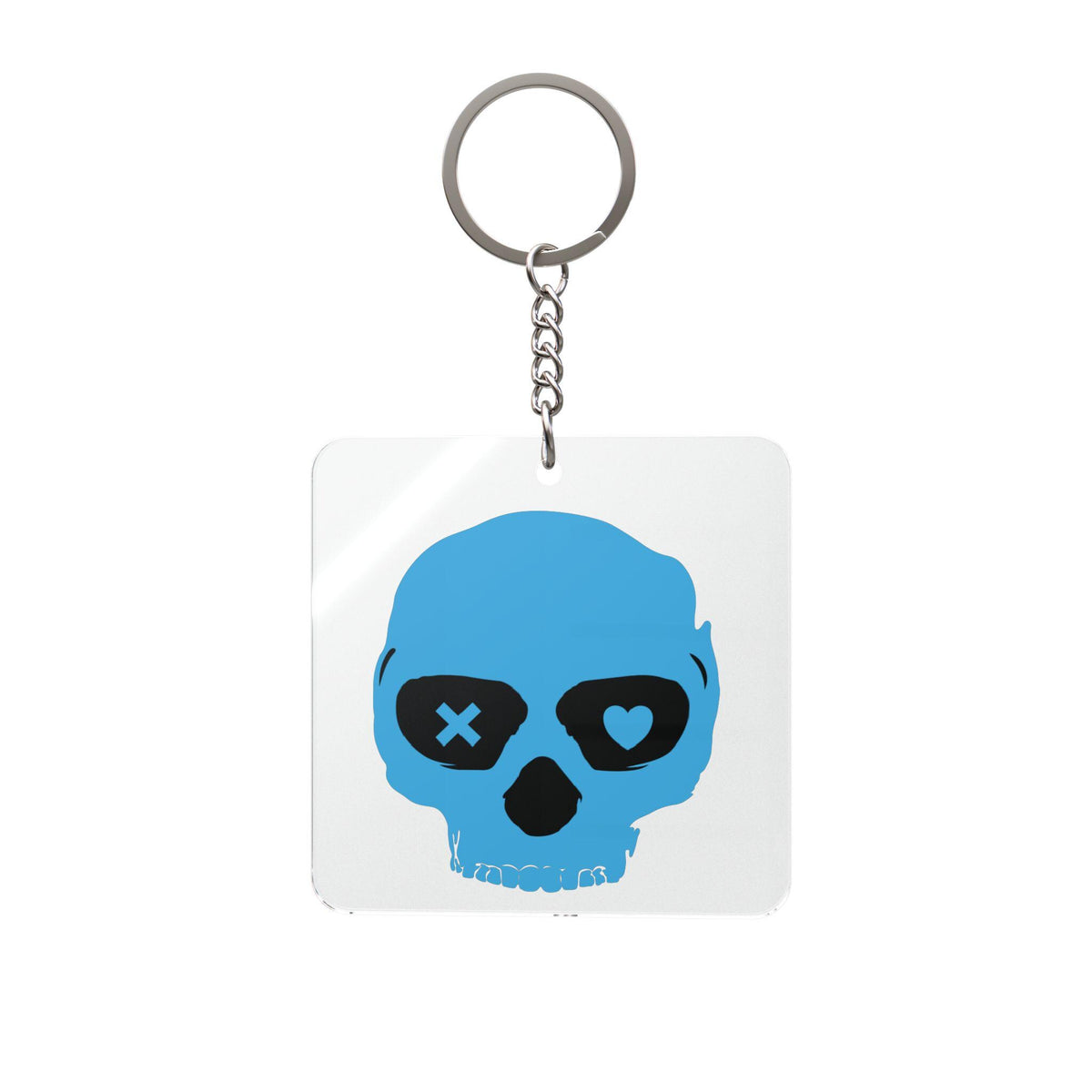 Lights Out Skull Keychain | Navessa Allen Book Merch, Dark Romance Reader Accessory