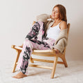 Reading Raccoon Satin Pajama Pants | Women's Sleepwear