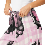 Reading Raccoon Satin Pajama Pants | Women's Sleepwear
