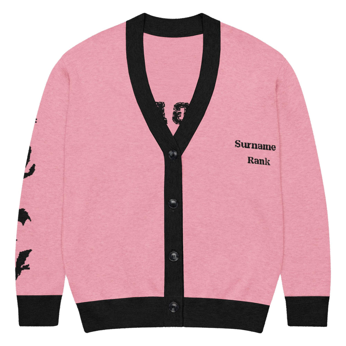 Personalised Basgiath War College Custom Knitted Cardigan, Floss, Fourth Wing