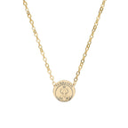 Engraved Terrasen Emblem Mini Circle Necklace Throne Of Glass Inspired