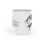 The Invisible Life Of Addie LaRue | Heart Handle Charcoal Sketch Mug