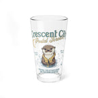 Crescent City Otter Mail Drinking Glass | 16oz Bookish Illustrated Tumbler