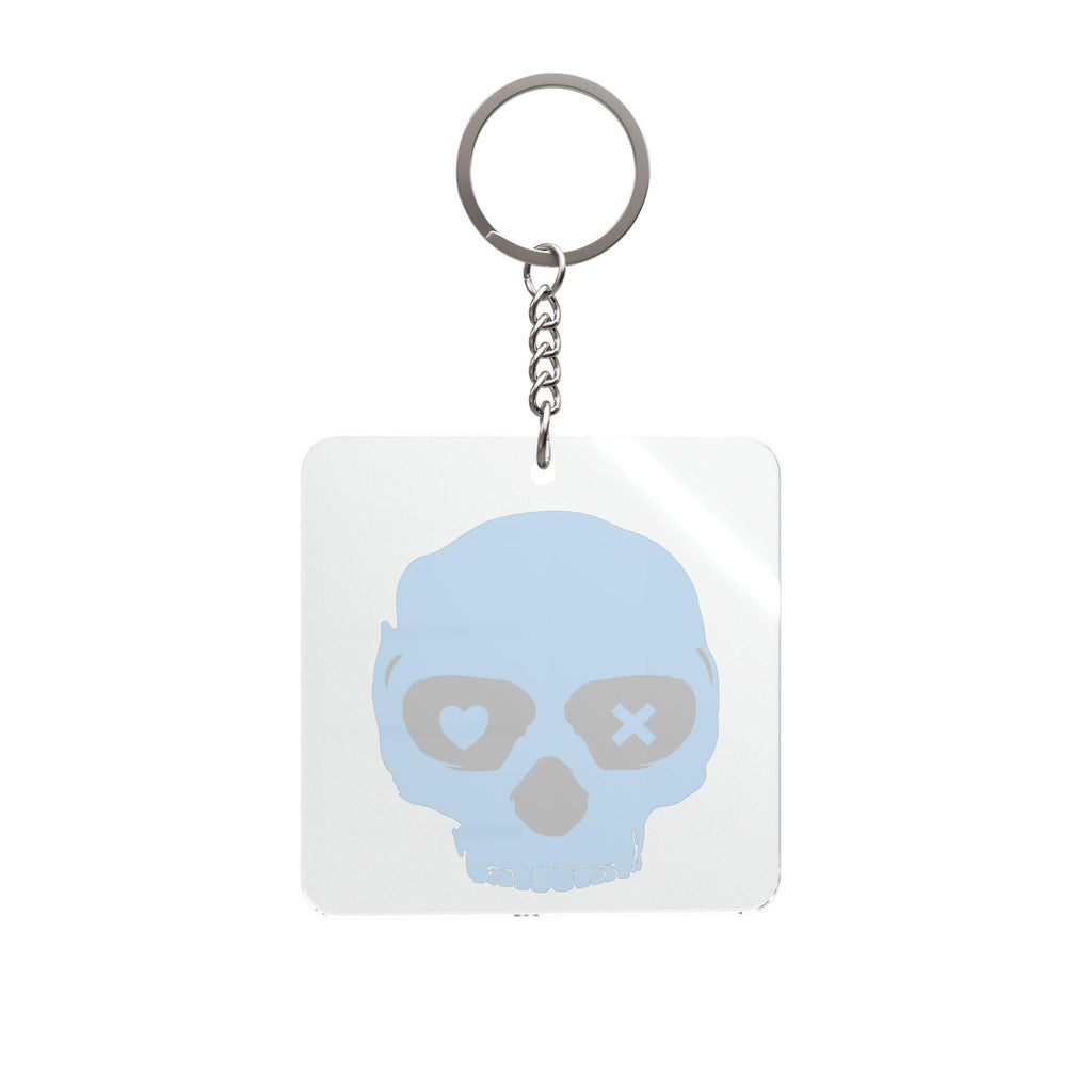 Lights Out Skull Keychain | Navessa Allen Book Merch, Dark Romance Reader Accessory