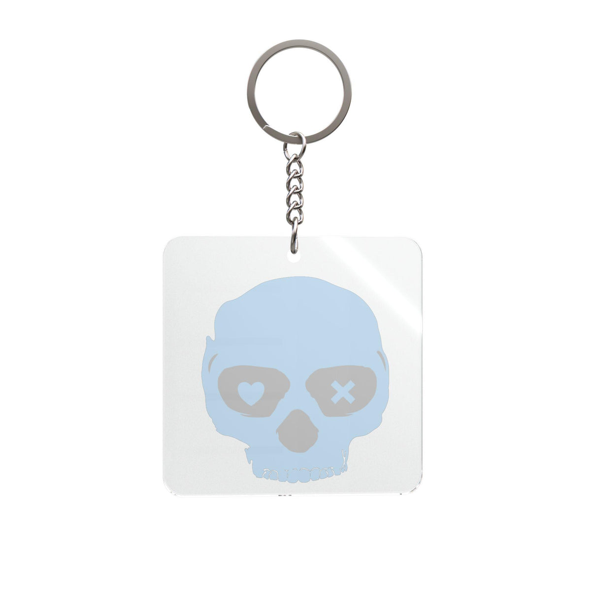 Lights Out Skull Keychain | Navessa Allen Book Merch, Dark Romance Reader Accessory