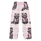 Reading Raccoon Satin Pajama Pants | Women's Sleepwear